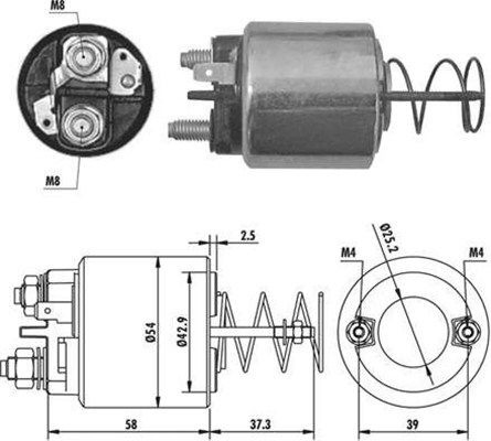 Solenoide arranque Renault 18  (1979-1986)
